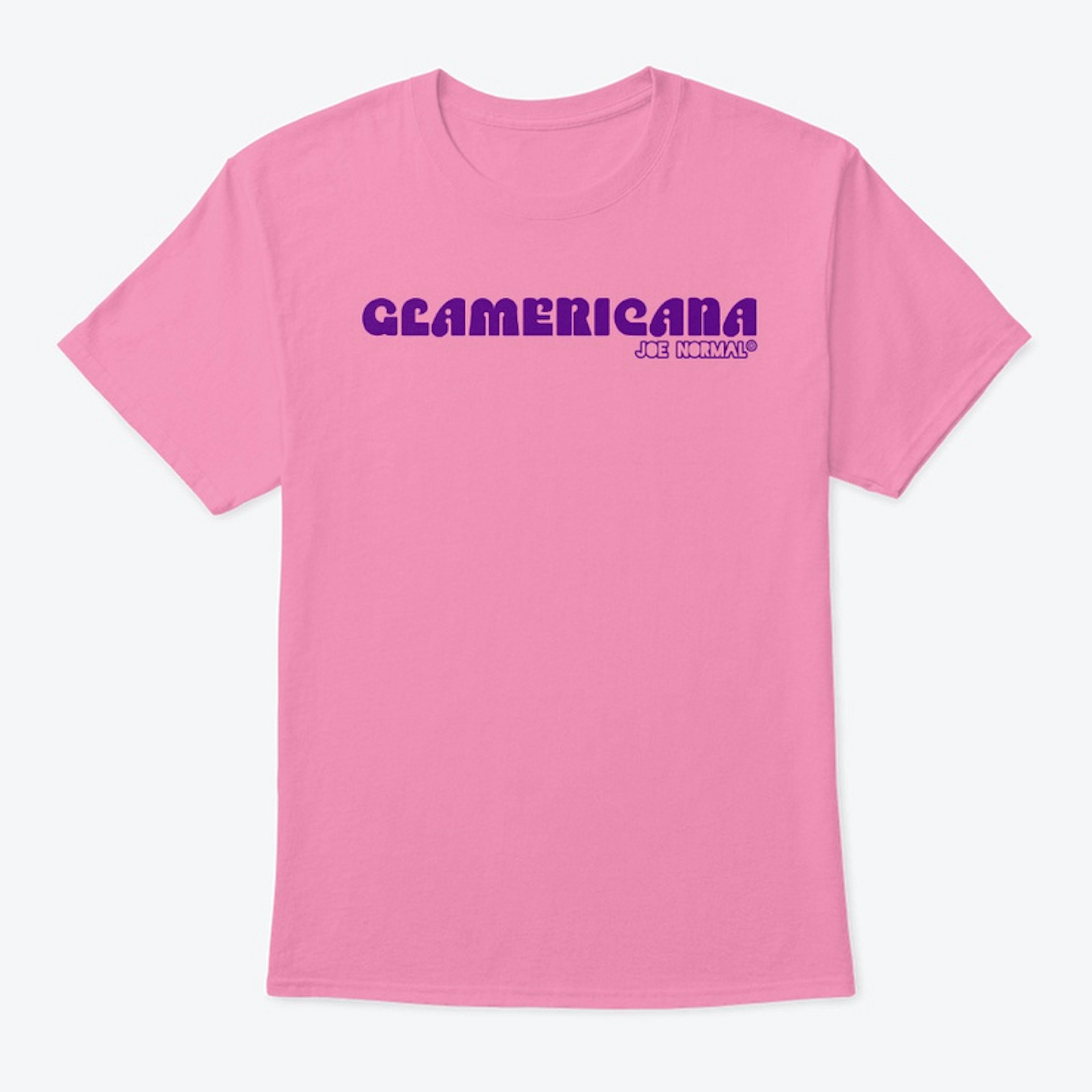 Glamericana purple slogan (Joe Normal)
