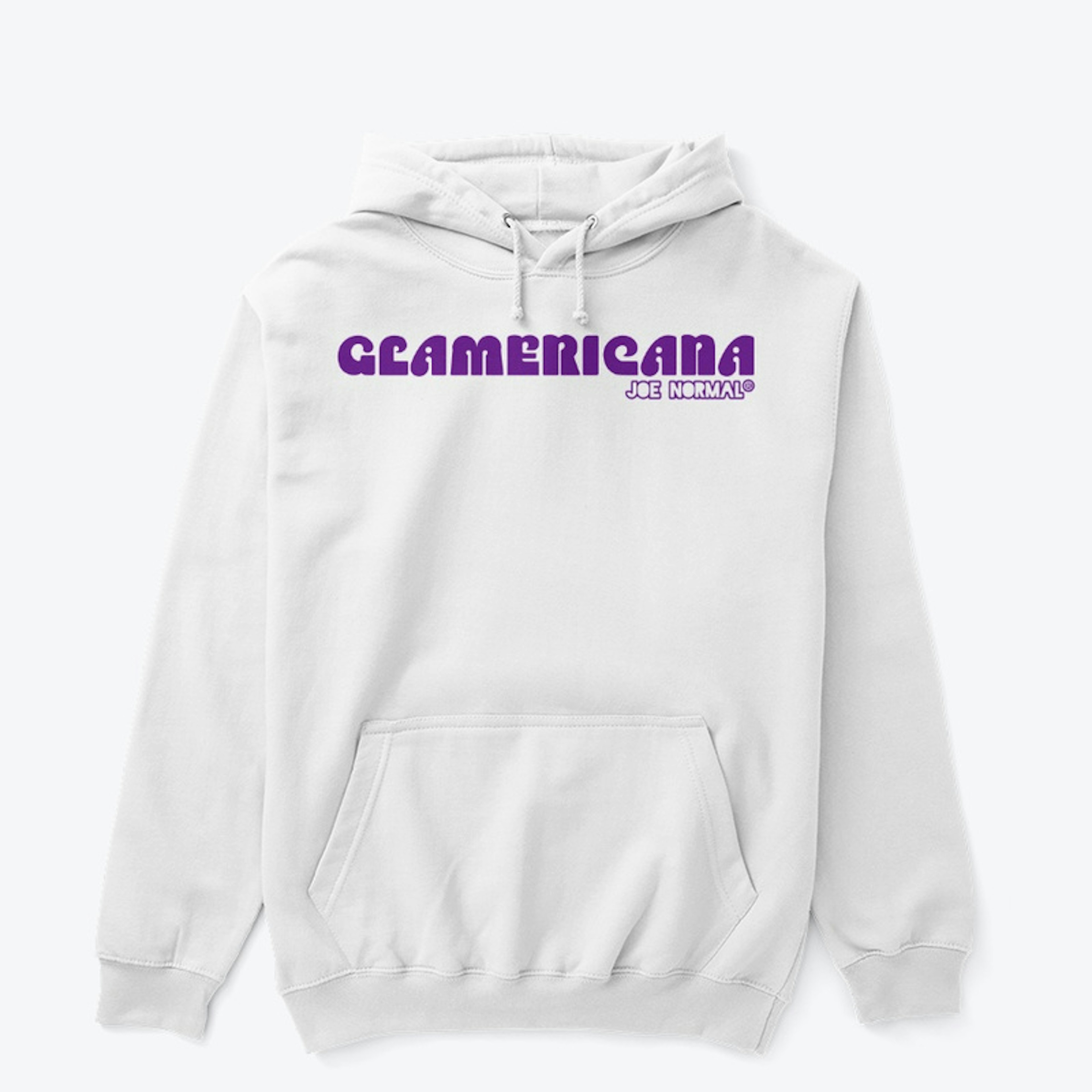 Glamericana purple slogan (Joe Normal)